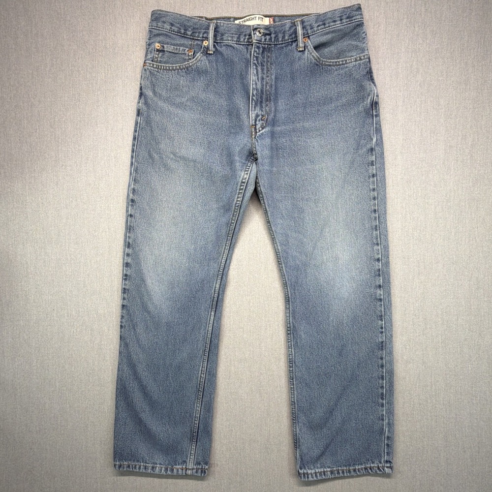 Levi's 505 Jeans Mens 36x30 Regular Fit Straight Leg Great Fade Y2K